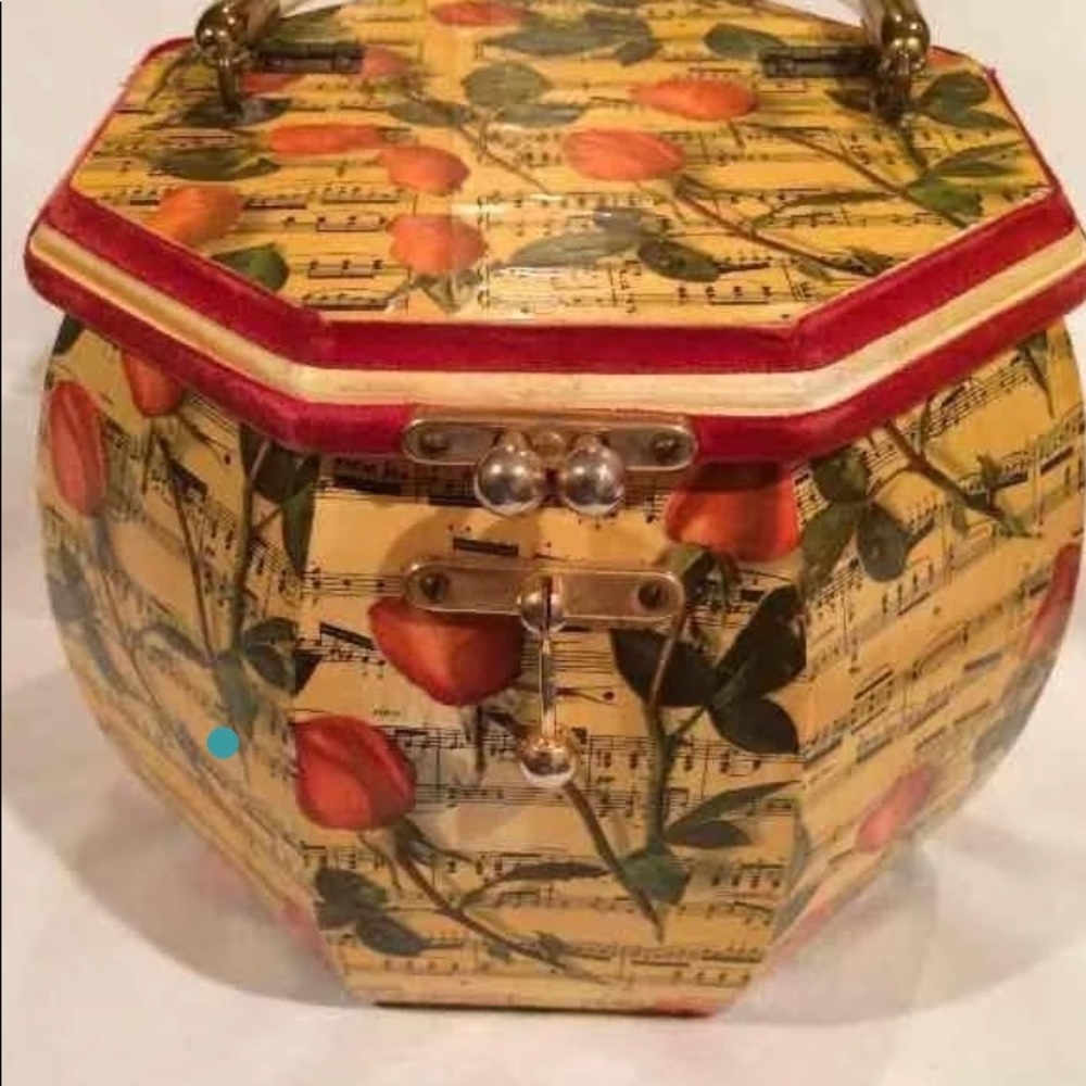 Anton Pieck Vintage Decoupage Purse, 1965